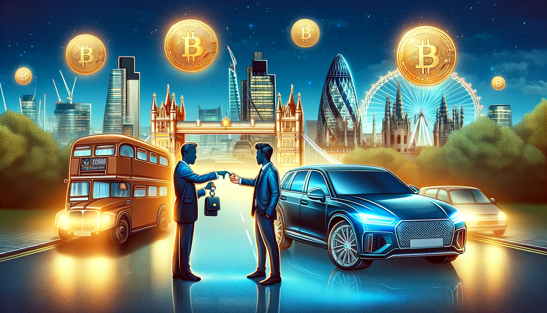 How to buy car with crypto in London